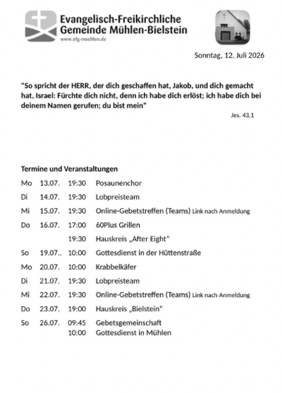 Wochenzettel KW2122
